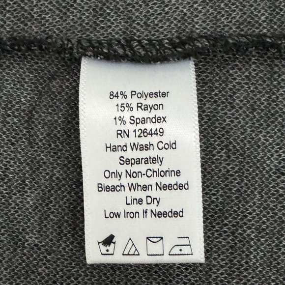 Marc Bouwer Leopard Print Moto Asymmetrical Top - Small - Picture 7 of 7